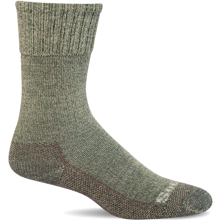 Quarter turn view Women's Sockwell Sock style name Big Easy in color Celadon. Sku: SW5W-410