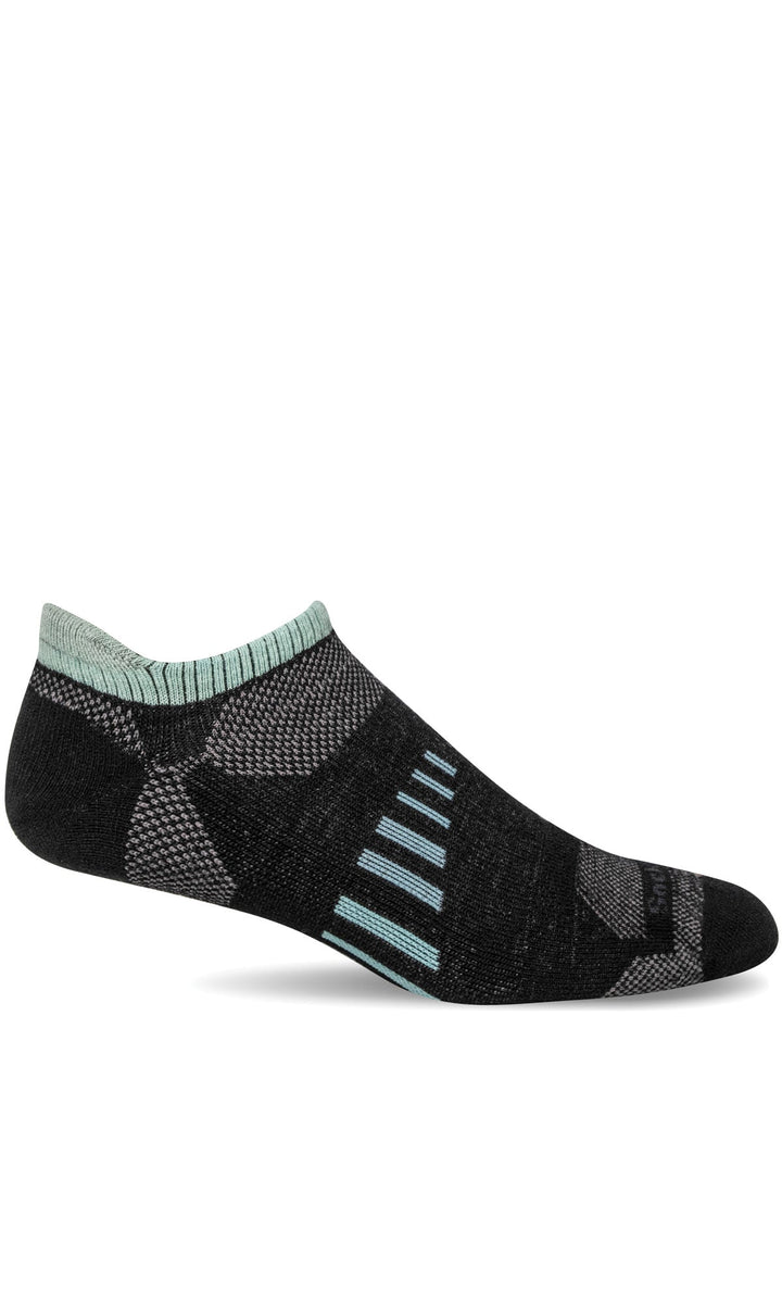 Women's Sockwell Socks style name Ascend II Micro in color Black. Sku: SW89W-900