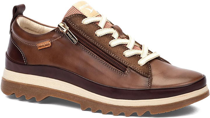 Quarter turn view Women's Pikolinos Footwear style name Vigo 6979C5 in color TOPO. Sku: W3W-6979C5TOPO