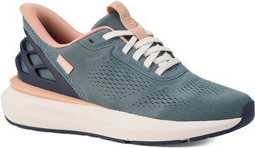 Quarter turn view Women's Kizik Footwear style name Athens 2 in color STMWTHR/RS. Sku: WATH2512
