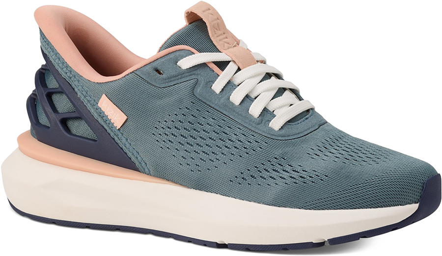 Quarter turn view Women's Kizik Footwear style name Athens 2 in color STMWTHR/RS. Sku: WATH2512