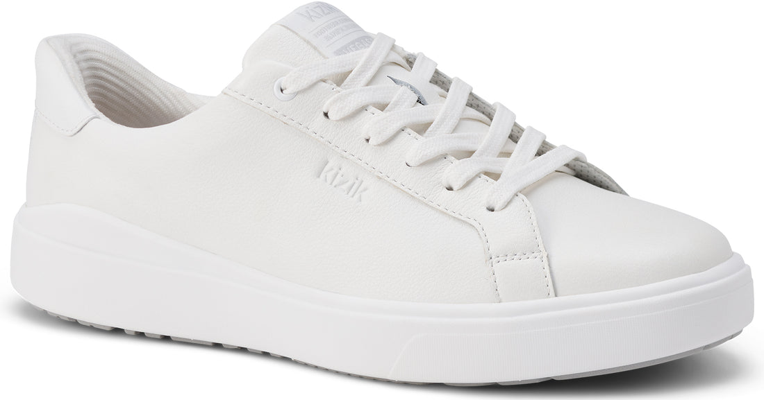 White sneaker on a white background