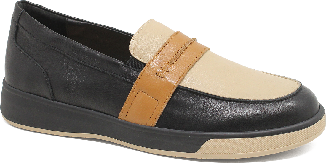 Ziera Womens Aindrea Xf Black-Camel Multi Leather Ziera Womens Aindrea Xf Black-Camel Multi Leather