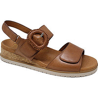 Women's Ziera Vatch-W in Tan-Almond Sole Leather. Sku: ZR11228TD7LE