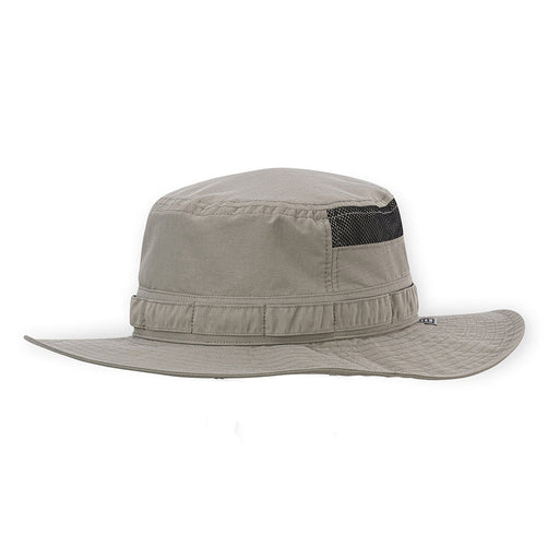 Quarter view Men's Pistil Apparel style name Trent Sun Hat in color Silt. Sku: 0172-SILT