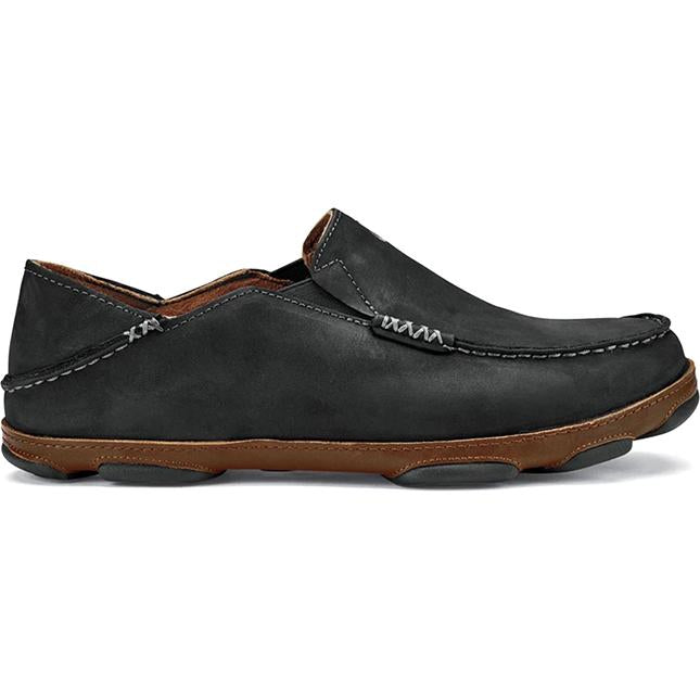 Men's Olukai Moloa in Black/ Toffee sku: 10128-4033