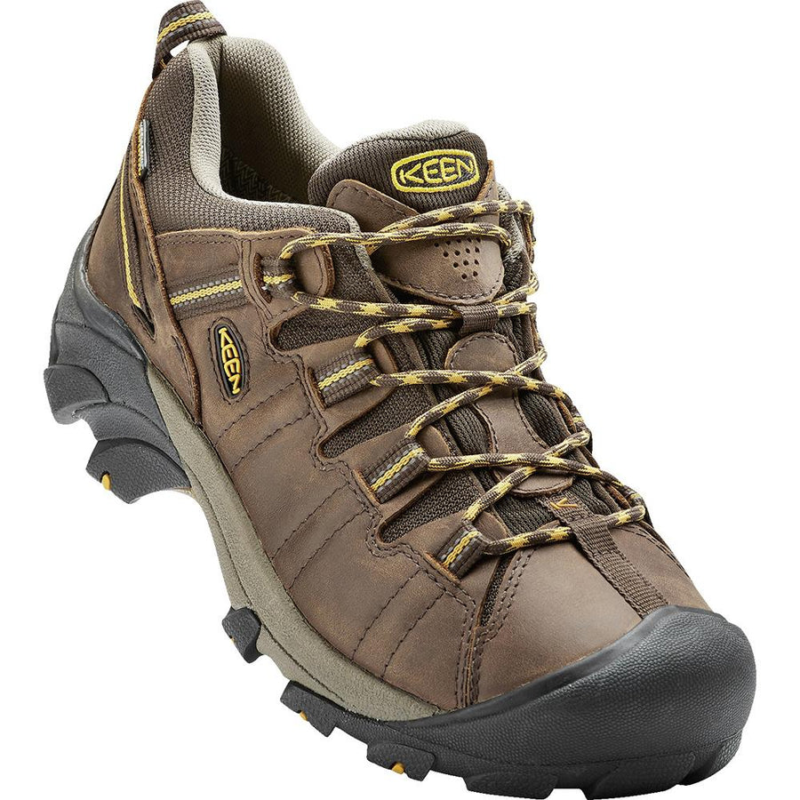 Men's Keen Targhee Ii Low Waterproof Wide in Cas Br/ Ylw