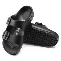 Sole view Kid's Birkenstock Footwear style name Arizona Eva Kids Narrow in color Black. Sku: 1018925