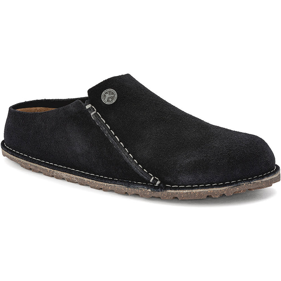 Quarter view Men's Birkenstock Footwear style name Zermatt 365 Regular color Midnight. Sku: 1023146