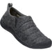 Quarter view Women's Keen Footwear style name Howser II color Grey Felt/ Black. Sku: 1025620