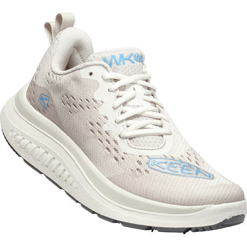 Quarter view Women's Keen Footwear style name Wk400 in color Vapor/ Azure Blue. Sku: 1027474