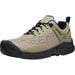 Quarter view Men's Keen Footwear style name Nxis Evo Waterproof in color Plaza Taupe/ Citronelle. Sku: 1027790