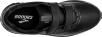 Top down view Men's Brooks Footwear style name Addiction Walker V-Strap 2 Medium in color Black. Sku: 110320-1D072