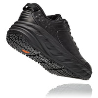 Back view Men's Hoka Bondi Slip Resistant in Black. Sku: 1110520BBLC