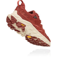 Back view Women's Anacapa Low Gore-Tex in Cherry Mahogany / Hot Sauce. Sku: 1119373CMHS