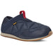 Quarter view Men's Teva Footwear style name ReEmber Moc in color Total Eclipse. Sku: 1125472TOEC