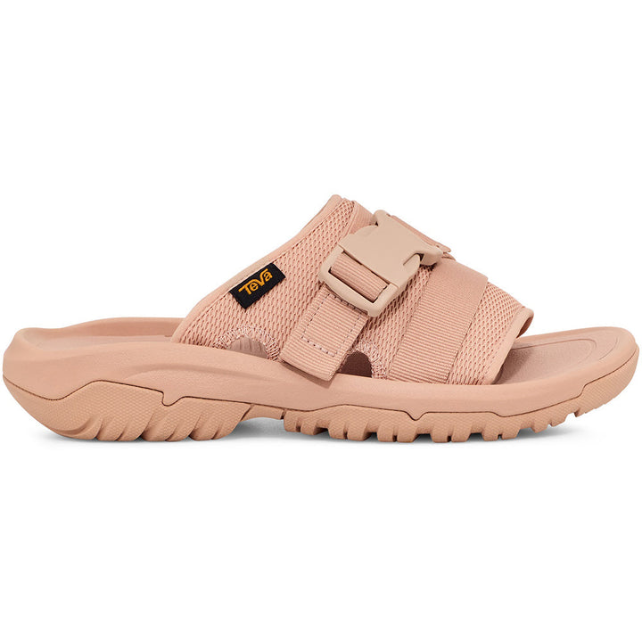 Quarter view Women's Teva Footwear style name Hurricane Verge Slide in color Maple Sugar. Sku: 1136210MSR