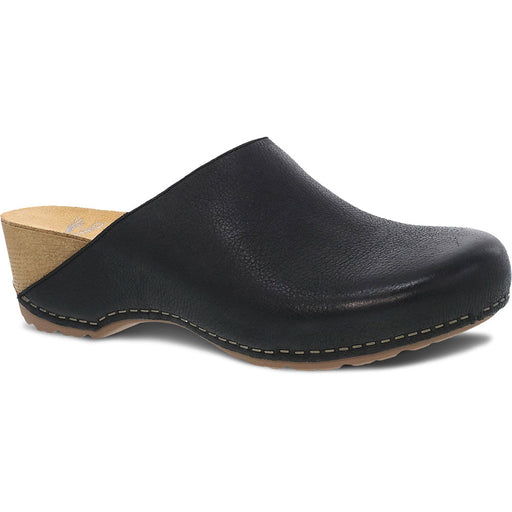 Quarter view Women's Dansko Footwear style name Talulah in color Black Milled Burnished. Sku: 1712-501600