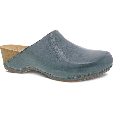 Quarter view Women's Dansko Footwear style name Talulah in color Denim Milled Burnished. Sku: 1712-871600