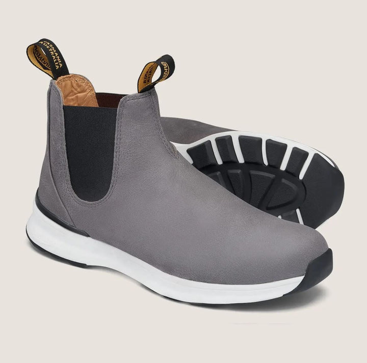 Quarter view Men's Active Chelsea Boot color Dusty Grey. Sku: 2141