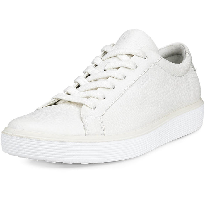 Quarter view Women's ECCO Footwear style name Soft 60 Sneaker in color White. Sku: 219203-01007