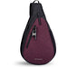 Quarter view Women's Sherpani Hand Bag style name Esprit At Sling in color Merlot. Sku: 23-ESPRI05060