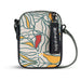 Quarter view Women's Sherpani Hand Bag style name Rogue Mini Crossbody in color Fiori. Sku: 23-ROGUE14110