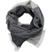 Quarter view Women's Pistil Accessories style name Kin Scarf color Grey. Sku: 2520PGRY