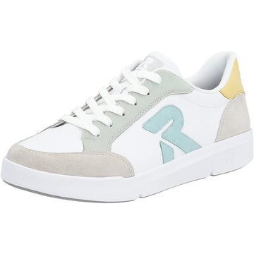 Quarter view Women's Rieker Footwear style name Adelia 08 in color Marble. Sku: 41909-80