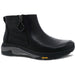 Quarter view Women's Dansko Footwear style name Margo in color Black Waterproof. Sku: 4721-500200