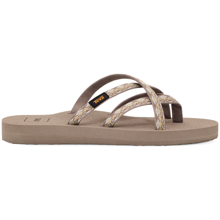 Quarter view Women's Teva Footwear style name Olowahu in color Kaleidoscope Neutral. Sku: 6840KSC