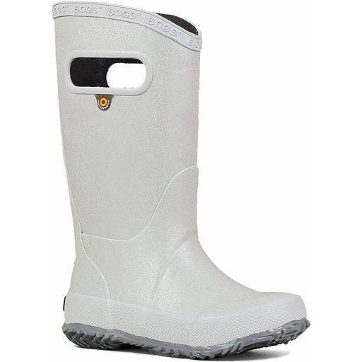 Quarter view kids style name Rainboot Glitter in color Silver. SKU: 72399-040