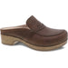 Quarter view Women's Dansko Footwear style name Bel color Brown Oiled. Sku: 9424-071600