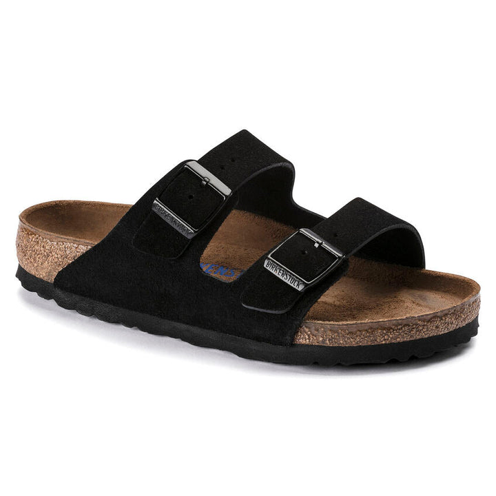 Birkenstock Arizona Soft Footbed Black Suede