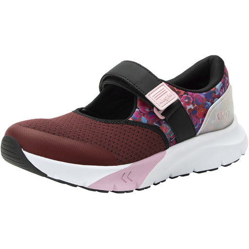 Quarter view Women's Alegria Footwear style name Atlis in color Poppy Pop. Sku: ATL-6155