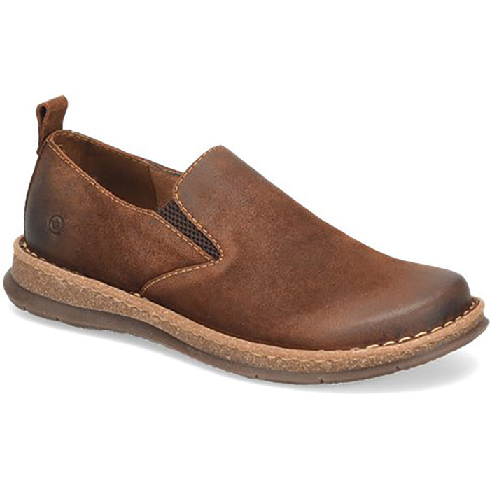 Quarter view Men's Footwear style name Bryson in color Dark Brown/ Glazed Ginger. SKU: BM0010306