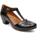 Quarter view Women's Cobb Hill Footwear style name Angelina color Black. Sku: CBD30BK