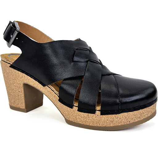 Quarter view Women's Aetrex Footwear style name Paige in color Black. Sku: CC300