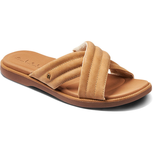 Quarter view Women's Reef Footwear style name Lofty Lux X in color Natural. Sku: CJ0668