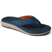 Quarter view Men's Reef Footwear style name Cushion Norte in color Deep Depths. Sku: CJ4046