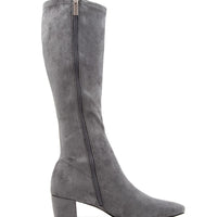 Inside View Women's Django & Juliette Boot in Steel Stretch Microsuede Sku: DJ12511GBUFT