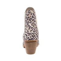 Rear View Women's Django & Juliette Jinks Boot In Taupe Leopard Sku: Dj15165Ngv6N