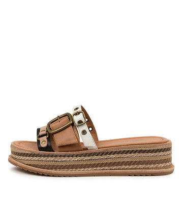 Women's Django & Juliette Vitan Sandal In Tan Multi Sku: Dj17196Tanhg