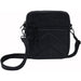 Quarter view Women's Hedgren Hand Bag style name Zip Crossbody color Black. Sku: HDSH02-00301