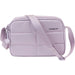 Quarter view Women's Hedgren Hand Bag style name Taos Crossbody in color Purple Dusk. Sku: HSTO01-650