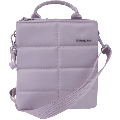 Quarter view Women's Hedgren Hand Bag style name Bethel Crossbody in color Purple Dusk. Sku: HSTO02-650