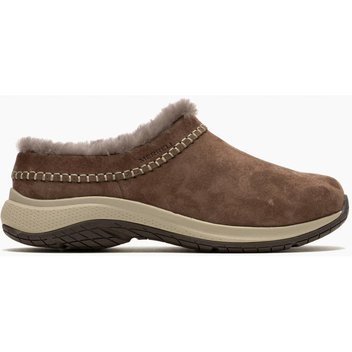 Quarter view Women's Merrell Footwear style name Encore Ice 5 Wide in color Bracken. Sku: J006004W