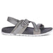 Quarter view Women's Chaco Footwear style name Lowdown Sandal in color Pully Gray. Sku: JCH108202