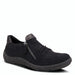 Quarter view Women's Spring Step Footwear style name Juney in color Black. Sku: JUNEY-B