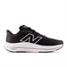 Quarter view Men's New Balance Footwear style name Fuel Cell Walker Elite Medium in color Black/ Team Red/ Silver. Sku: MWWKELB1-1D